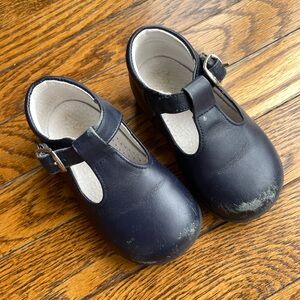 La Coqueta Navy T-bar Mary Jane's